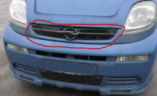 Opel Vivaro 2001–2015 Winterafdekking voor grille 2001-2007 (bovenste) foto 1