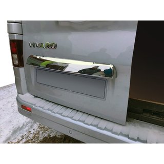 RVS sierstrip boven kentekenplaat foto 1