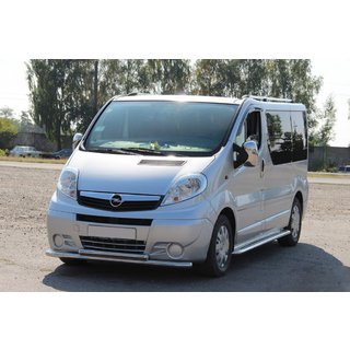 Voorbeschermbeugel ST014 (RVS) Opel Vivaro 2001–2015 foto 1