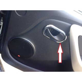Carmos afdekplaatjes voor binnenhandgrepen (4 stuks, RVS) foto 2