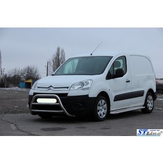 Bullbar WT022 (RVS) Peugeot Partner Tepee 2008–2018 foto 2