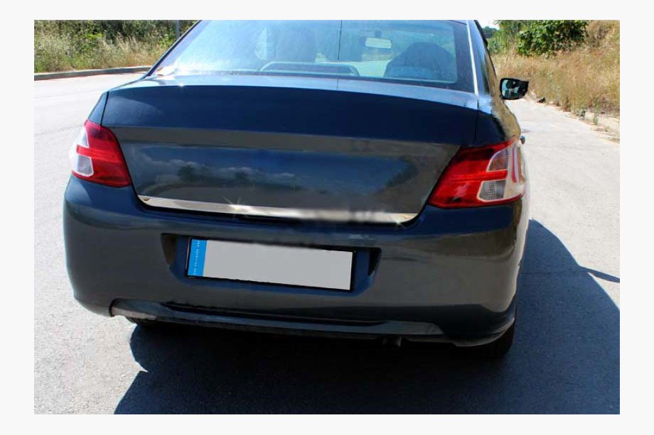 Peugeot 301 2012– RVS kofferrandlijst OmsaLine - Italiaans roestvrij staal Image