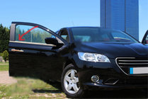 Peugeot 3008 2008–2016 Raamomlijsting set (zonder achterste kwartierruit, 6-delig, RVS) foto 1