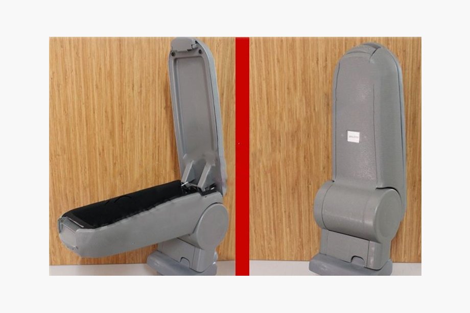 Peugeot 207 2006–2014 Armsteun (grijs) Image