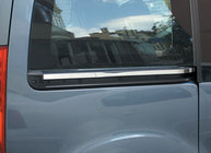 Peugeot Partner Tepee 2008–2018 Sierlijsten onder schuifdeur (2 st., RVS) OmsaLine - Italiaans roestvrij staal foto 1