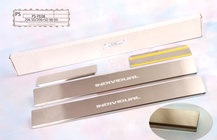 Peugeot 206 1998–2024 Natanika standaard instaplijsten (set 4 st., RVS) foto 1