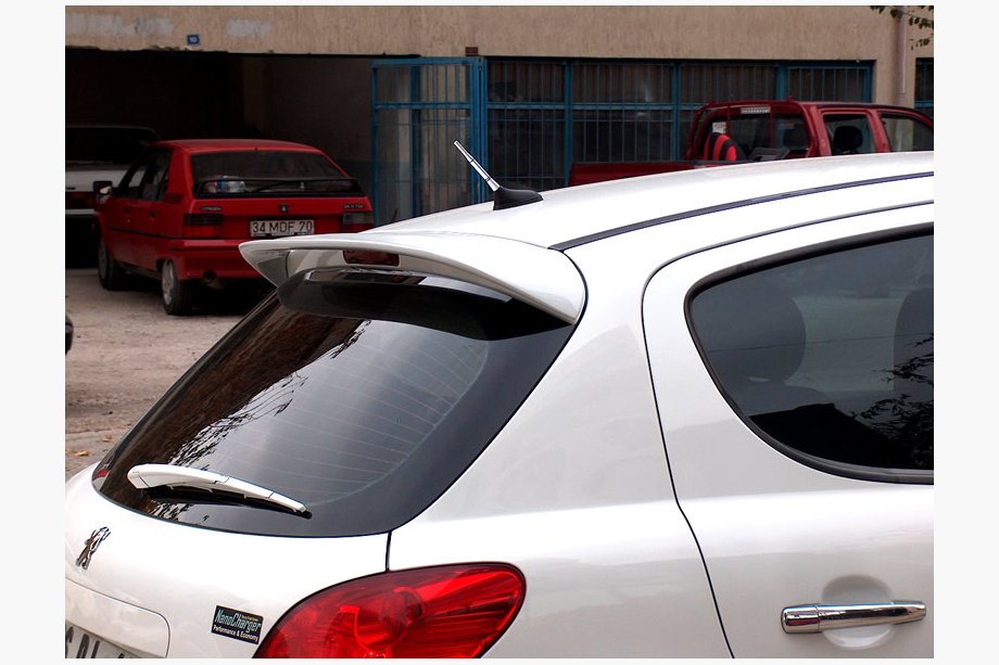 Peugeot 207 2006–2014 Meliset spoiler (spuitklaar) Image