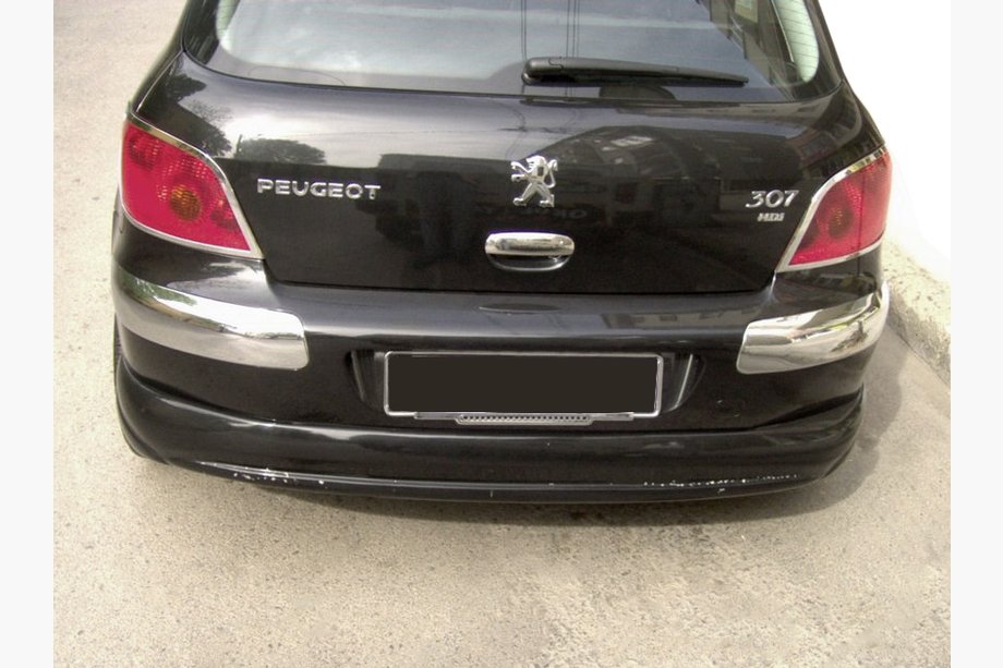 Peugeot 307 2001–2008 Achterste onderste diffuserlijst (spuitklaar) Image