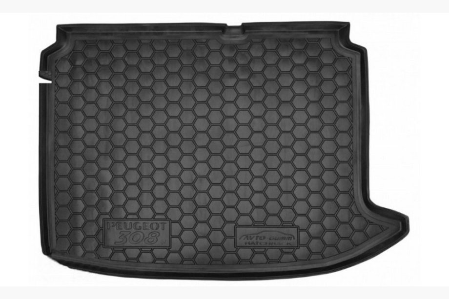 Peugeot 308 2007–2013 Kofferbakmat HB (Autogumm, kunststof) Image