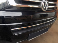 Volkswagen T5 2010–2015 RVS afdekking voor bumperrooster Carmos - Turks staal foto 1