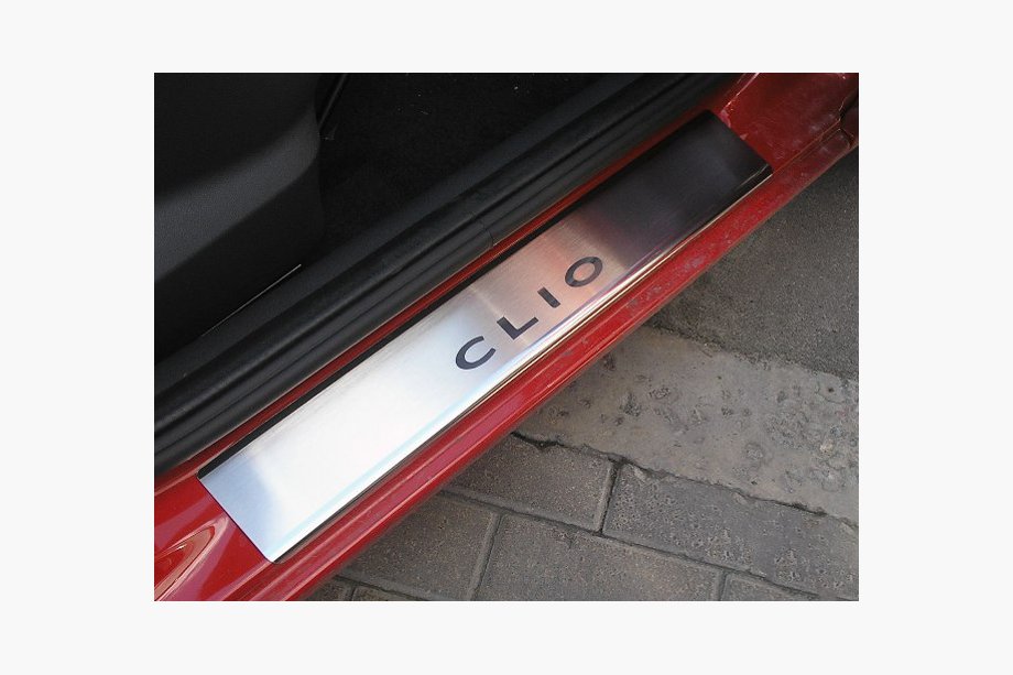 Renault Clio III 2005–2012 Nataniko RVS dorpellijsten (set van 4) Image