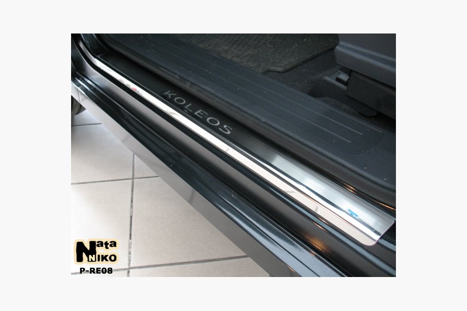 Renault Koleos 2008–2016 Nataniko instaplijsten (4 st., RVS) Premium - 3M tape, 0,8 mm Image