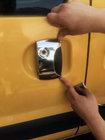 Renault Kangoo 1998–2008 RVS deurgreep covers foto 2