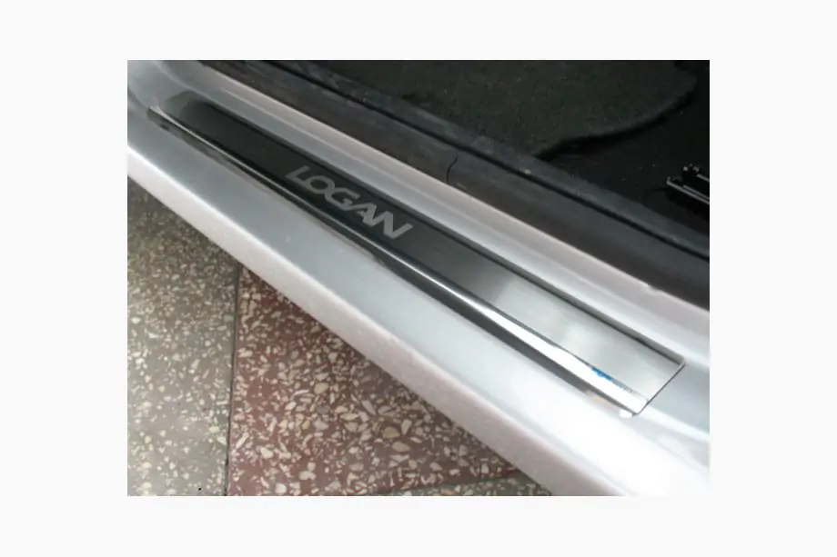 Renault Logan MCV 2005–2013 Nataniko RVS dorpellijsten (set van 4) Image