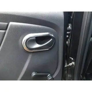 Carmos afdekplaatjes voor binnenhandgrepen (4 stuks, RVS) Renault Duster 2008–2017 foto 3