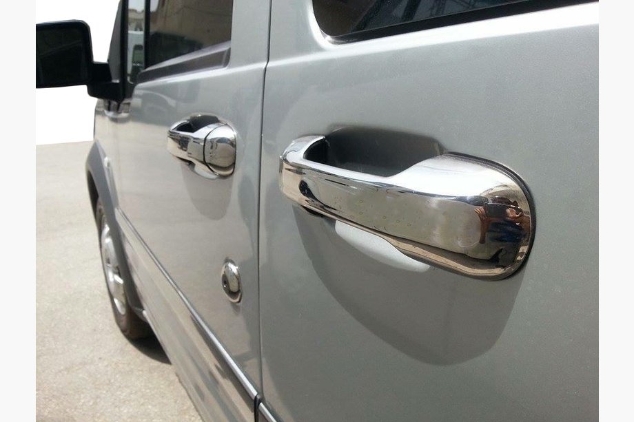 Ford Connect 2010–2013 Deurgreep covers (set 4 stuks, RVS) Image