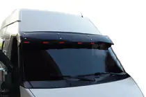 Ford Transit 2000–2014 Voorruitvizier (zwart hoogglans, 5 mm) foto 1