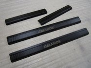 Volkswagen Amarok 2010–2022 Nataniko RVS dorpellijsten (set van 4) Carbon - 3M tape, 0,8 mm foto 2