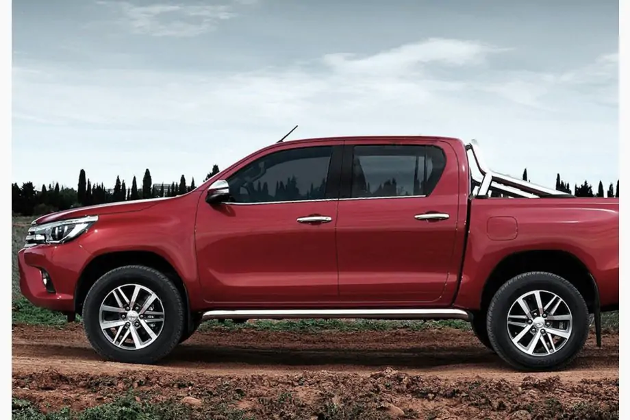 Toyota Hilux 2015– Raamomlijsting (4-delig, RVS) Image