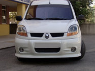 Renault Kangoo 1998–2008 Voorbumper onderlip (spuitklaar) foto 1