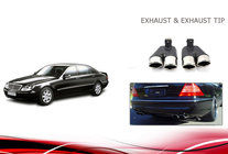 Mercedes S-Class W220 1998–2005 Uitlaatsierstukken V1 (2 stuks) foto 5