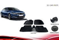 Volkswagen Passat B8 2015–2023 Rubberen automatten (4 stuks, Niken 3D) foto 1