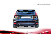 Ford Fiesta 2008–2017 Achterbumperdiffuser Niken (spuitklaar) foto 1