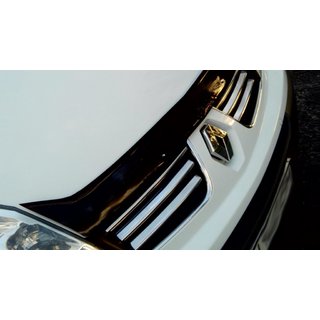 Radiateurgrille sierlijsten 2007-2015 (6-delig, RVS) Renault Trafic 2001–2015 foto 3