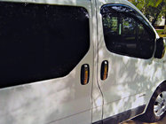 Nissan Primastar 2002–2014 Deurgreep covers (set 4 stuks, RVS) foto 2