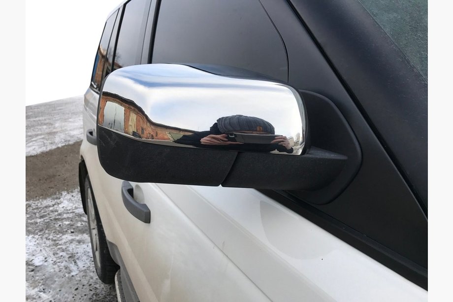 Range Rover Sport 2005–2013 RVS spiegelkappen (2 stuks) Carmos - Turks staal Image