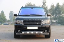 Range Rover III L322 2002–2012 Voorste bullbar ST015 (RVS) foto 2