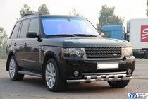 Range Rover III L322 2002–2012 Voorste bullbar ST015 (RVS) foto 3