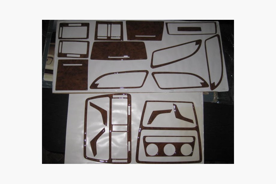 Skoda Octavia II A5 2006–2010 ACTIE! Dashboard sierlijsten in houtlook Image