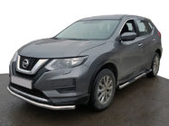 Nissan X-trail T32/Rogue 2014–2021 Voorbumperbescherming ST008 (RVS) foto 1
