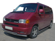 Volkswagen T4 Caravelle/Multivan 1990–2003 Voorbeschermbeugel ST014 (RVS) foto 2