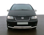 Volkswagen Sharan 1995–2010 Dubbele frontbescherming ST014 (RVS) foto 1