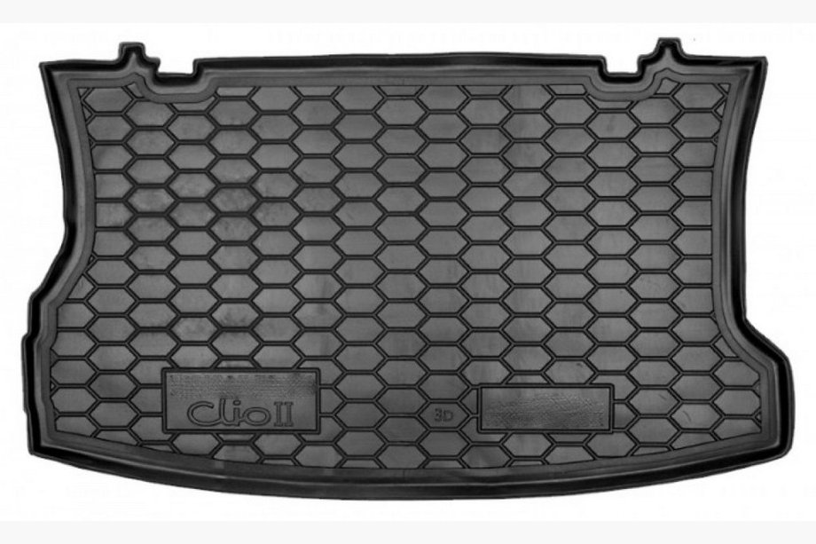 Renault Clio II 1998–2005 Rubberen kofferbakmat HB/3D (Autogumm) Image