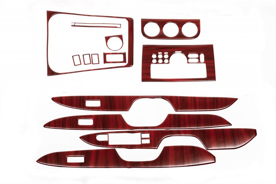 Fiat Sedici 2006–2014 Dashboard sierlijsten (Hartman) Geel Image