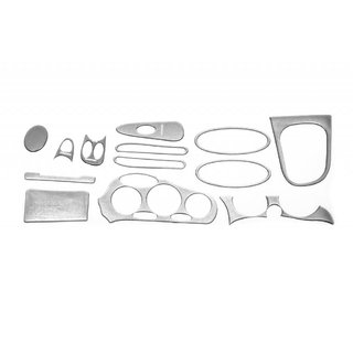 Dashboardafdeklijsten (aluminiumlook) Hyundai Coupe 1996–2002