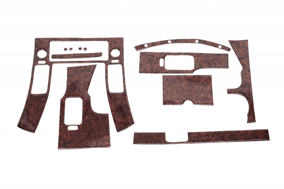Nissan Navara 2006–2015 Interieur tuning (12-delige set) Houtlook Image