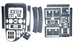 Mercedes Vito W638 1996–2003 Meric dashboardpanelen (V-клас, 1996-1999) Carbonlook foto 2