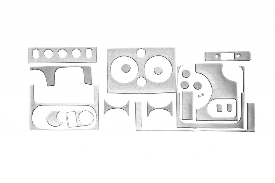 Citroen Berlingo 1996–2008 Dashboard sierlijsten aluminiumlook Hartman (2003-2008) Image