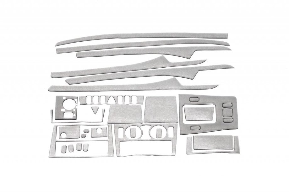 Mercedes C-klasse W202 1993–2001 Dashboardpanelen in aluminiumlook Hartman (1995-1997) Foto 1