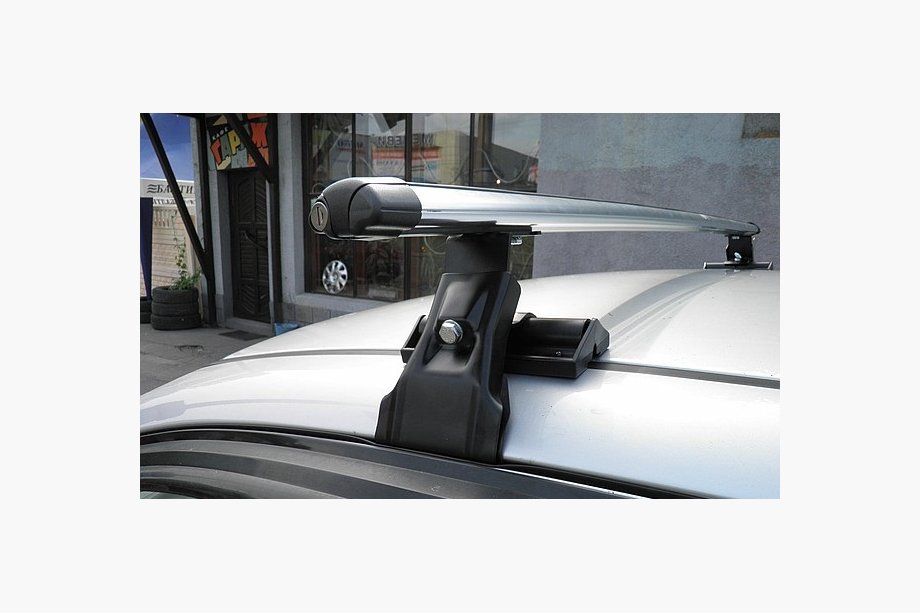 Chevrolet Aveo T200 2002–2008 CAMEL dakdragers (chroom, set van 2) Image