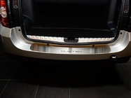 Renault Duster 2008–2017 Achterbumperbeschermer Natanika (RVS) foto 1