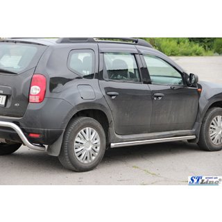 Sidebars (2 stuks, RVS) Dacia Duster 2008–2018 foto 3