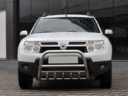 Renault Duster 2008–2017 Bullbar zonder opschrift QT006 (RVS) foto 1