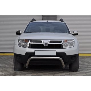 Voorbeschermbeugel ST011 (RVS) Dacia Duster 2008–2018 foto 1