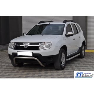 Voorbeschermbeugel ST011 (RVS) Dacia Duster 2008–2018 foto 2