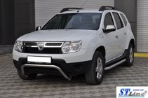Dacia Duster 2008–2018 Voorbeschermbeugel ST011 (RVS) foto 2
